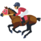 Horse Racing - Medium emoji on Facebook